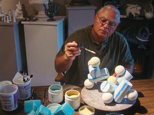 Glazing wall sculpture 