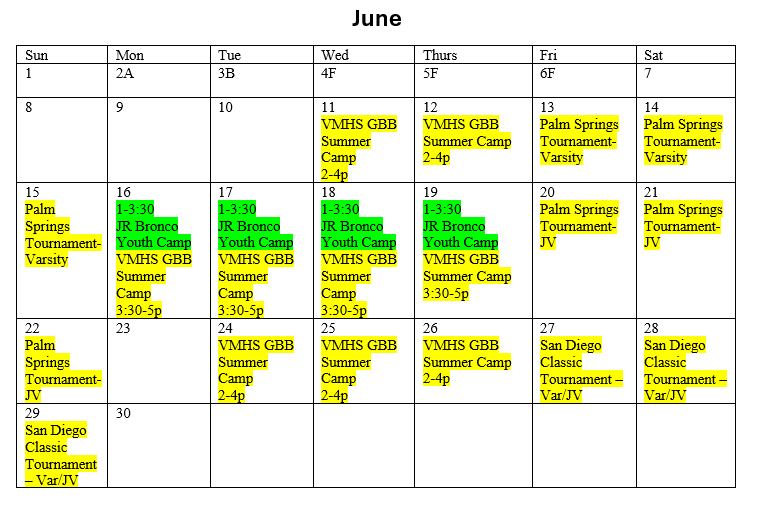 June
