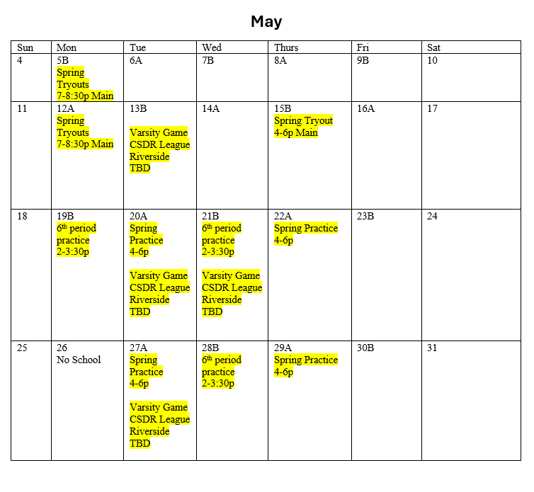 May
