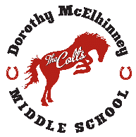 dmms logo with colt 